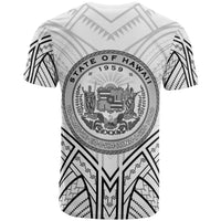 Hawaii T Shirt Hawaii Seal Tribal Patterns - Polynesian Pride