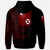 Wallis & Futuna Zip Hoodie Legends Are Born In Red Color - Polynesian Pride
