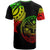 Marshall T Shirt Marshall Tatau Reggae Patterns With Coat Of Arms - Polynesian Pride