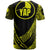 Yap State T Shirt Yellow Polynesian Patterns Sport Style - Polynesian Pride