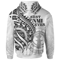 Northern Mariana Islands Zip Hoodie Black Polynesian Patterns Best CNMI Ever - Polynesian Pride