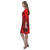 Polynesian Rhea Loose Round Neck Dress - Red Turtle - Polynesian Pride