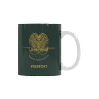 Papua New Guinea Passport White Mug - Polynesian Pride