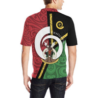 Vanuatu Flag Design Polo - Polynesian Pride