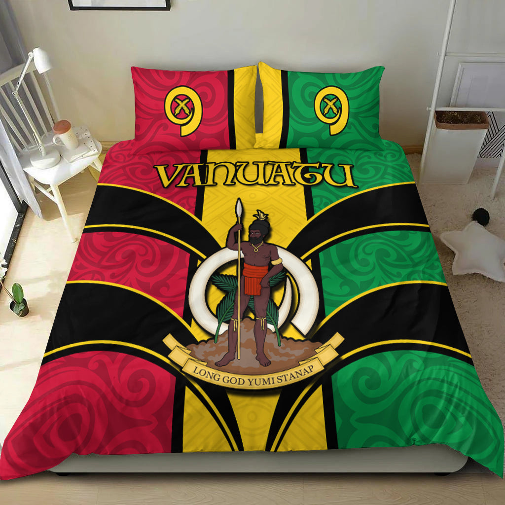 Vanuatu Bedding Set Pig Tusk Polynesian LT13 - Polynesian Pride