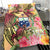 Samoa Bedding Set - Flowers Tropical With Sea Animals - Polynesian Pride