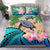 Polynesian Turtle Coconut Tree And Orchids Bedding Set LT14 - Polynesian Pride