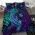 Polynesian Bedding Set Purple Paradise Hawaiian Tribal Hammerhead Shark LT14 - Polynesian Pride