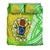 Happy Mangaia Gospel Day Bedding Set Cook Islands Coat Of Arms Polynesian Pattern LT14 - Polynesian Pride