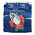 Samoa Rugby Bedding Set Manu Samoa Polynesian Hibiscus Blue Style LT14 - Polynesian Pride