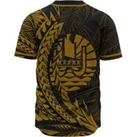 French Polynesia Baseball Shirt - Wings Style - Polynesian Pride