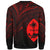 Guam Sweatshirt - Cross Style Red Color - Polynesian Pride