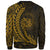 Hawaii Sweatshirt - Wings Style Gold Color - Polynesian Pride