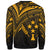 Kosrae State Sweatshirt - Cross Style Gold Color - Polynesian Pride