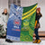 Samoa Rugby and Australia Rugby Premium Blanket Toa Samoa Mix Kangaroos Pacific LT14 - Polynesian Pride