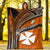 Wallis And Futuna Premium Blanket Plumeria Flowers With Orange Polynesian Pattern LT14 Orange - Polynesian Pride