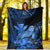 Hawaii Monk Seal Premium Blanket Kakau With Kanaka Blue LT14 Blue - Polynesian Pride