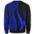 Yap Sweatshirt - Blue Polynesian Tentacle Tribal Pattern - Polynesian Pride