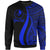 Yap Custom Personalised Sweatshirt - Blue Polynesian Tentacle Tribal Pattern Unisex Blue - Polynesian Pride