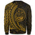 Marshall Islands Sweatshirt - Wings Style Gold Color - Polynesian Pride