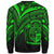 Nauru Sweatshirt - Cross Style Green Color - Polynesian Pride