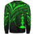 New Caledonia Sweatshirt - Cross Style Green Color - Polynesian Pride