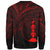 New Caledonia Sweatshirt - Cross Style Red Color - Polynesian Pride