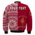 (Custom Personalised) Beulah Tonga College Bomber Jacket Tongan Ngatu Pattern LT14 - Polynesian Pride