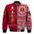 (Custom Personalised) Beulah Tonga College Bomber Jacket Tongan Ngatu Pattern LT14 - Polynesian Pride