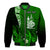 (Custom Personalised) New Caledonia Bomber Jacket Nautilus Green Polynesian Hibiscus LT13 - Polynesian Pride