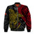 (Custom Text and Number) Papua New Guinea Bomber Jacket Raggiana Birds Of Paradise Happy 47th Independence Day LT13 - Polynesian Pride