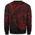 Palau Sweatshirt - Cross Style Red Color - Polynesian Pride