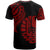 Tahiti Custom T Shirt Tahiti Tatau Red Patterns - Polynesian Pride