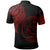 Marshall Polo Shirt Marshall Tatau Red Patterns With Coat Of Arms - Polynesian Pride