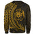 Tonga Sweatshirt - Wings Style Gold Color - Polynesian Pride