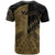 Yap T Shirt Gold Color Symmetry Style - Polynesian Pride