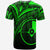 Yap State T Shirt Green Color Cross Style - Polynesian Pride