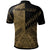 Yap Custom Polo Shirt Gold Color Symmetry Style - Polynesian Pride