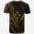 Kosrae T Shirt Polynesian Pattern Style Gold Color - Polynesian Pride