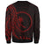 Chuuk Sweatshirt - Polynesian Pattern Style Red Color - Polynesian Pride