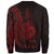 New Caledonia Sweatshirt - Polynesian Pattern Style Red Color - Polynesian Pride