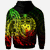 Samoa Hoodie Custom Polynesian Pattern Style Reggae Color - Polynesian Pride