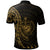 Samoa Polo Shirt Custom Polynesian Pattern Style Gold Color - Polynesian Pride