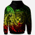 Solomon Islands Hoodie Custom Polynesian Pattern Style Reggae Color - Polynesian Pride