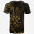 Solomon Islands T Shirt Polynesian Pattern Style Gold Color - Polynesian Pride