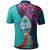 Guam Polo Shirt Guahan Flower Sport - Polynesian Pride