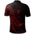 Vanuatu Polo Shirt Polynesian Pattern Style Red Color - Polynesian Pride