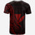 Kanaka T Shirt Polynesian Pattern Style Red Color - Polynesian Pride