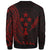 Kosrae Sweatshirt - Polynesian Pattern Style Red Color - Polynesian Pride