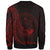 Marshall Islands Sweatshirt - Polynesian Pattern Style Red Color - Polynesian Pride